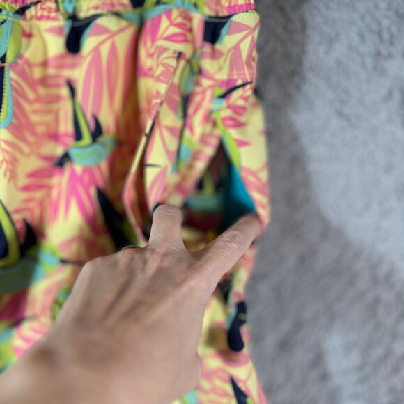 Birddogs Mens Size L Long Shorts Lined Parakeet Petes Boom - Picture 3 of 10